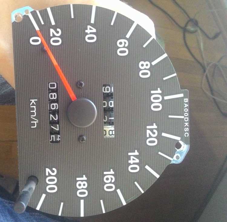 Установка датчика скорости