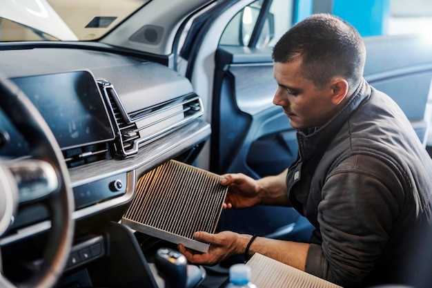 Процесс замены салонного фильтра