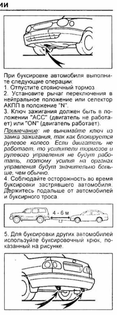 Необходимое оборудование для буксировки