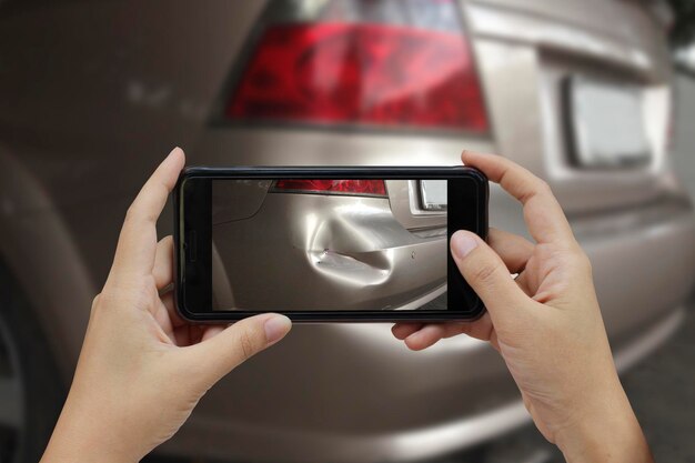 Разметка и подготовка места под камеру на кузове